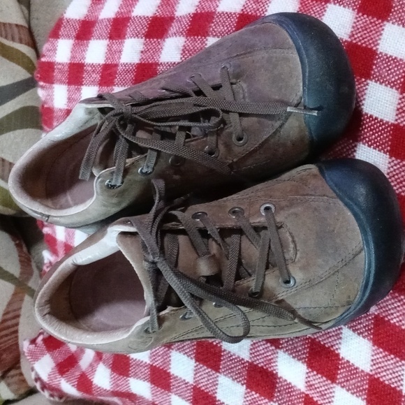 Keen Shoes - Keen Womens Brown Hiking Trailing Lace Up Suede Close-Toe Athletic Sneakers US 8